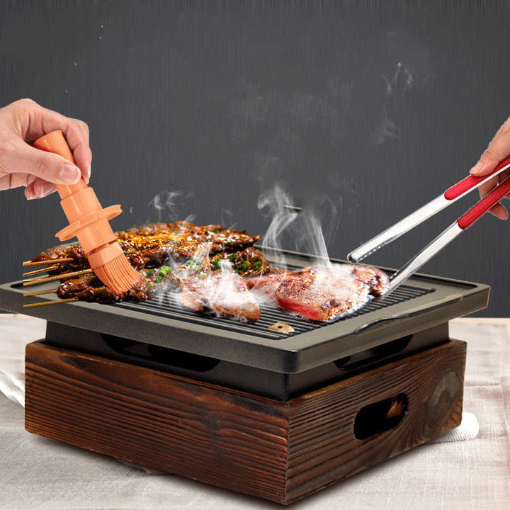 Wooden Seat Korean Style Grill