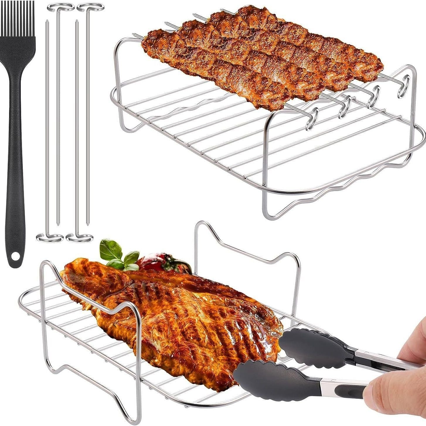 Stainless Steel Double-layer Grill