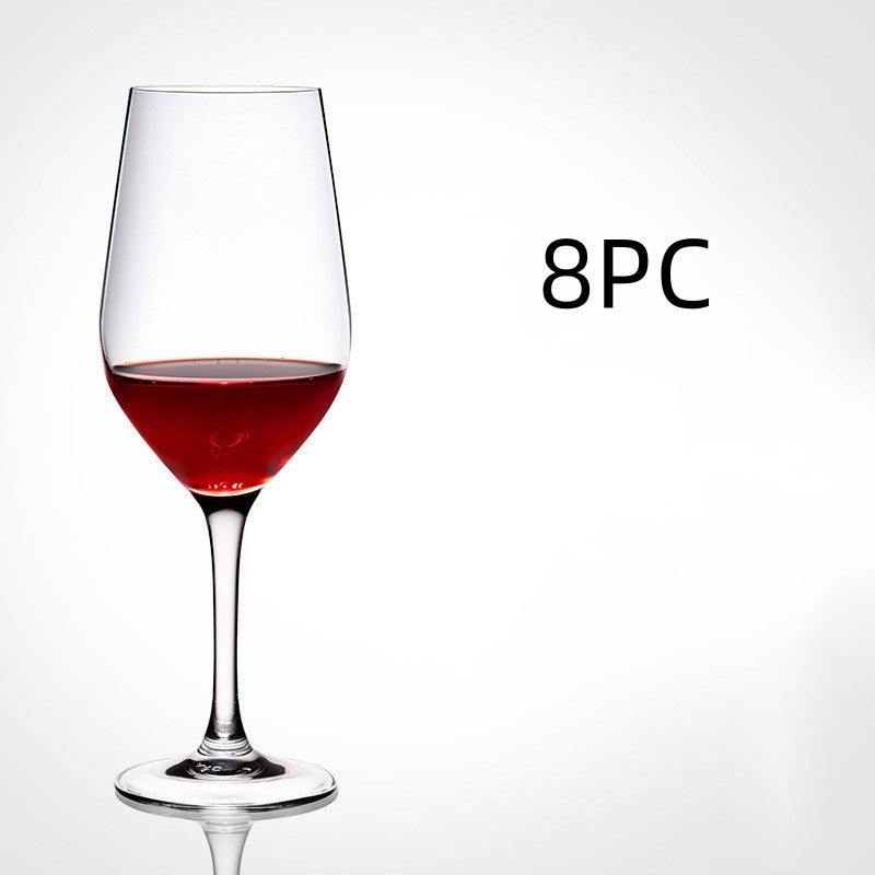Red Wine Glass Transparent Glass
