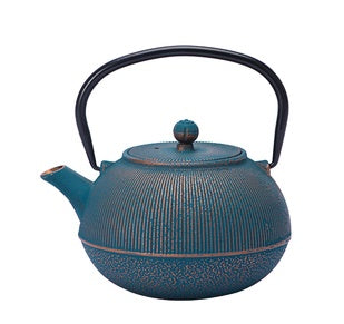 Cast iron teapot