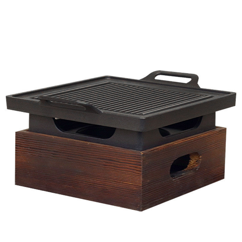 Wooden Seat Korean Style Grill