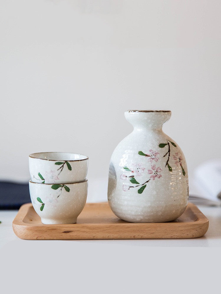 Wine Glass Set Household Ceramic Glass