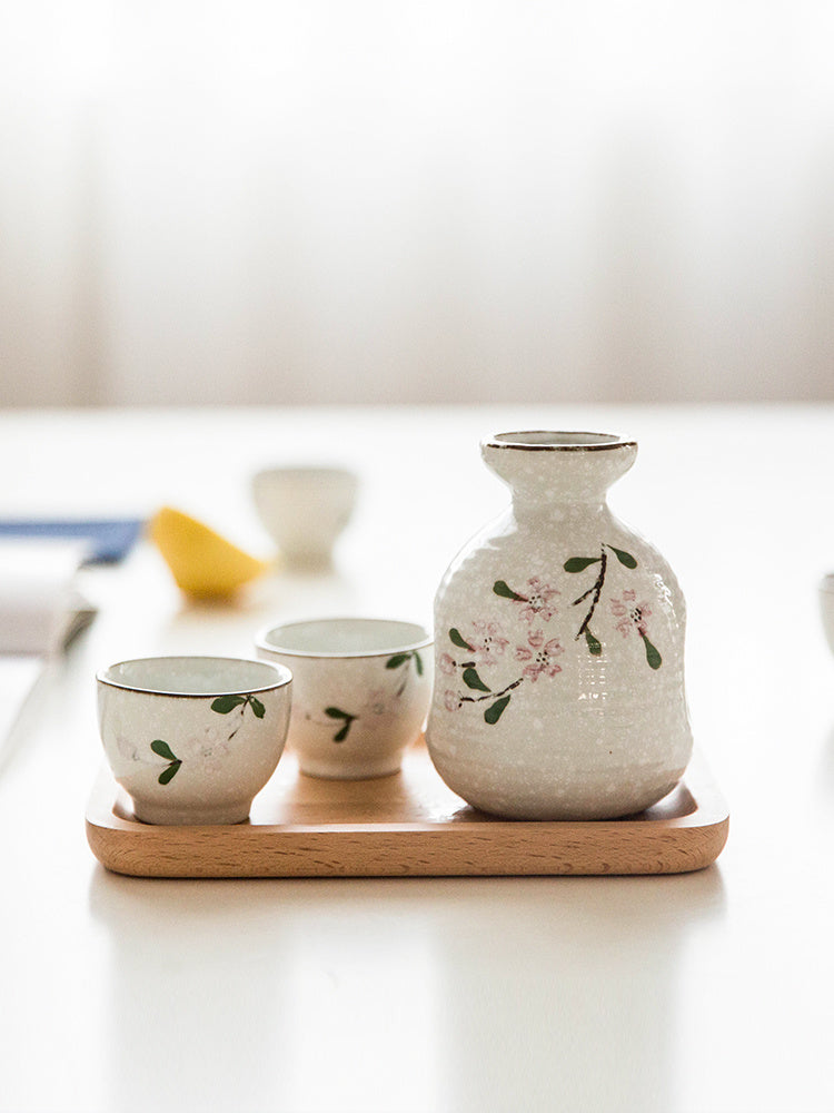 Wine Glass Set Household Ceramic Glass