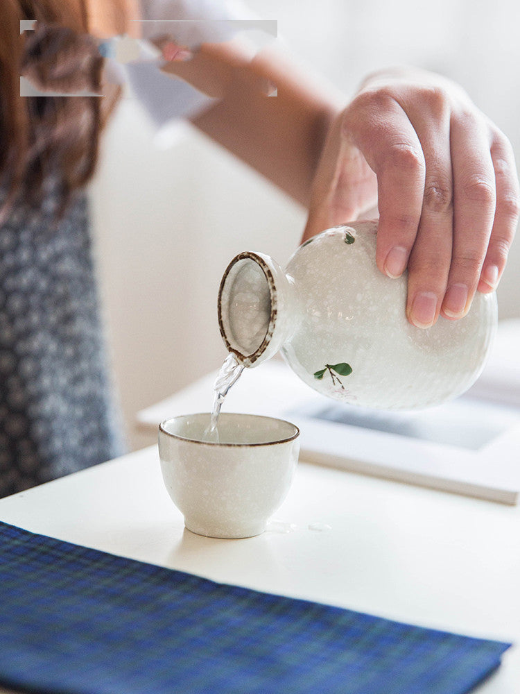 Wine Glass Set Household Ceramic Glass