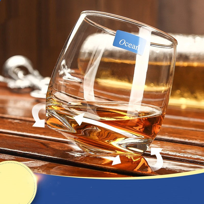 Glass cup transparent wine glass creative