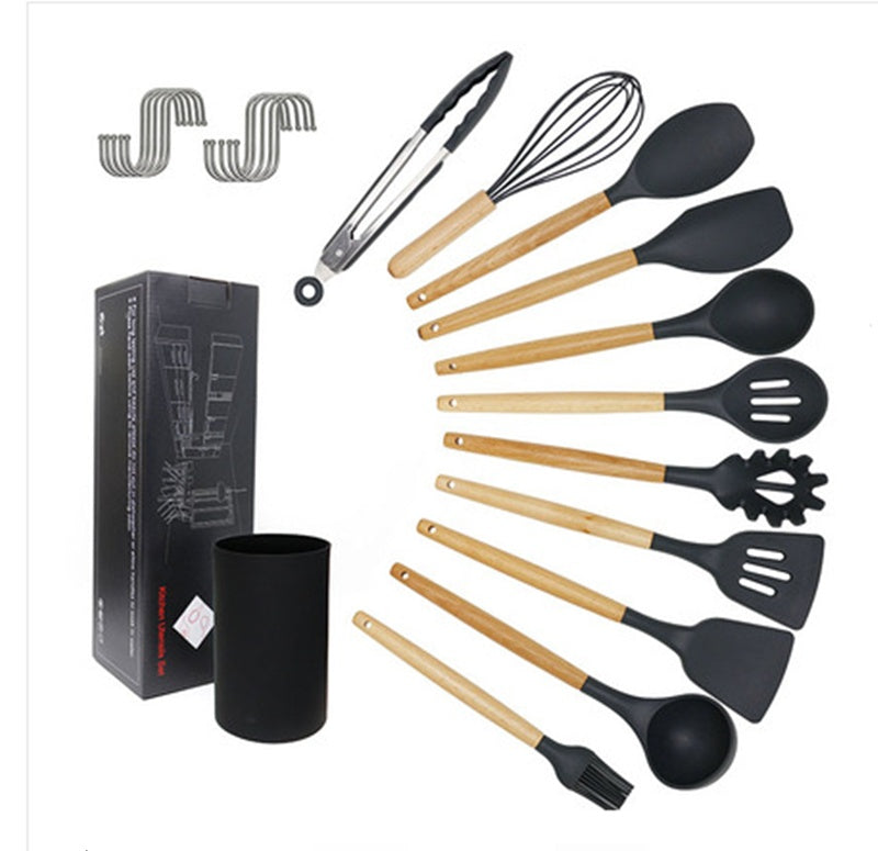 kitchen utensils silicone cooking spoon