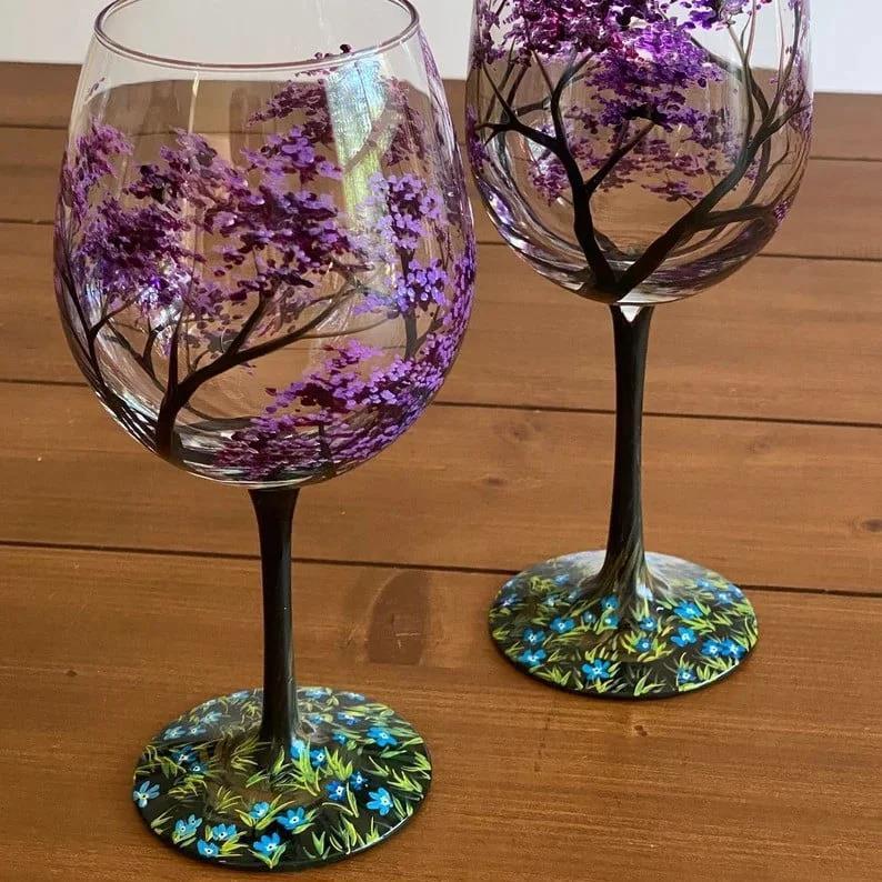Wine Glass Four Seasons Wine Glass