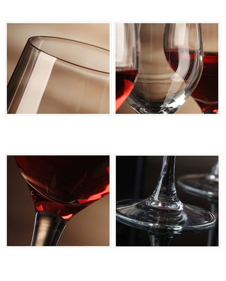 Red Wine Glass Transparent Glass