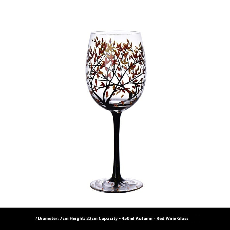 Wine Glass Four Seasons Wine Glass