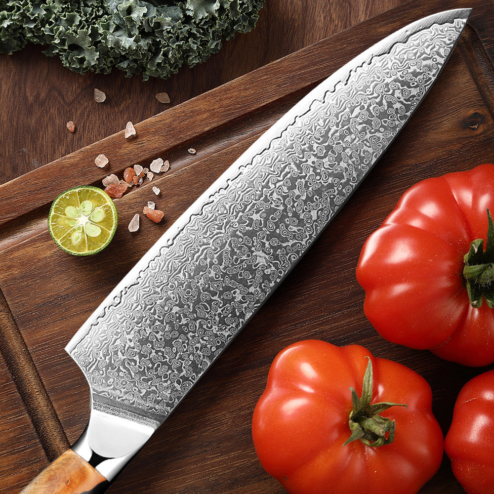 Damascus Steel Kitchen Professional Knives