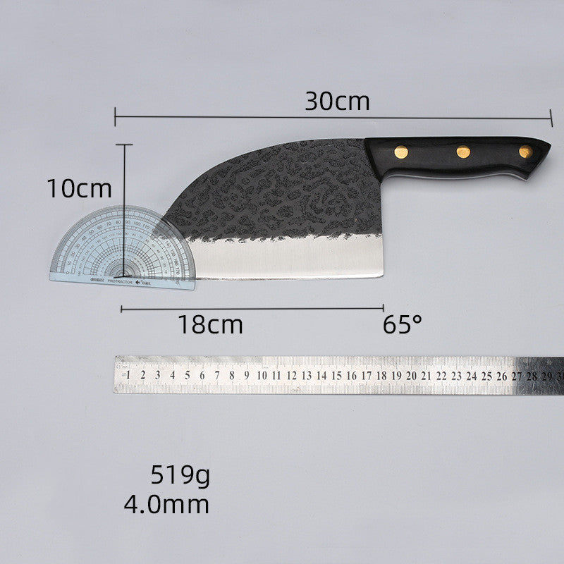 Forged Hammered Retro Kitchen Knives