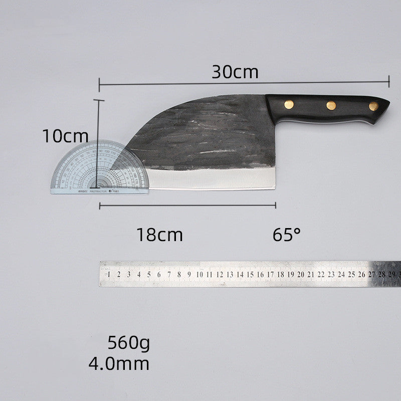 Forged Hammered Retro Kitchen Knives