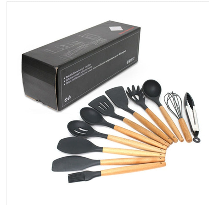 kitchen utensils silicone cooking spoon