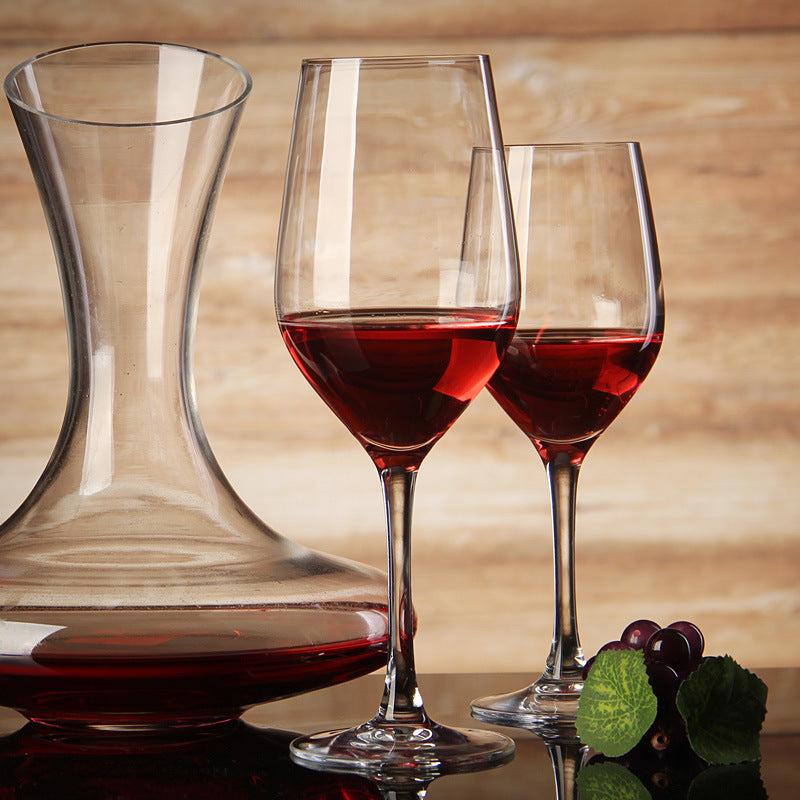 Red Wine Glass Transparent Glass