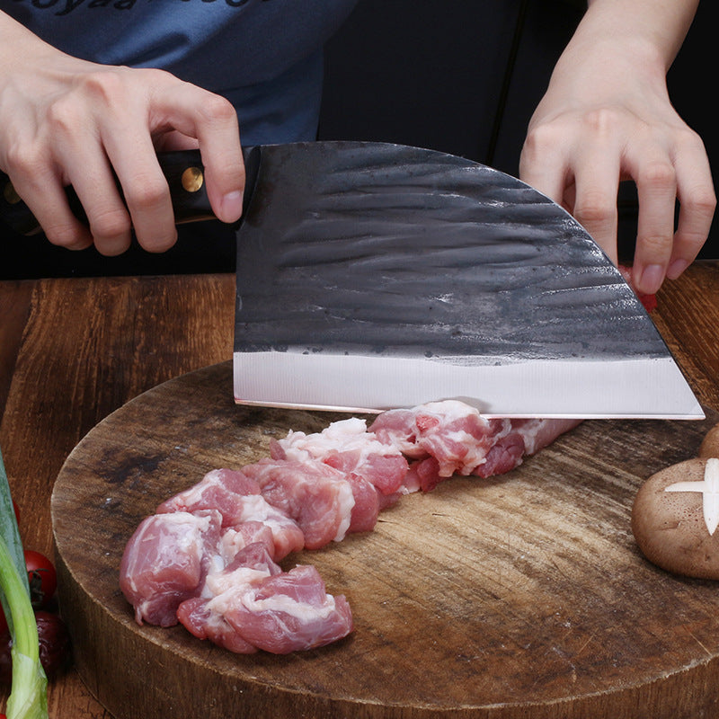 Forged Hammered Retro Kitchen Knives