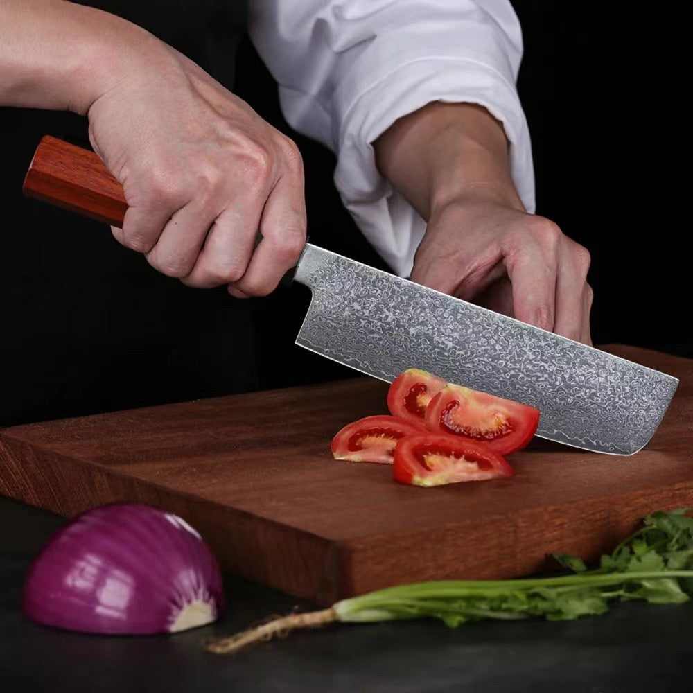 Damascus Kitchen Knives Cooking Tools