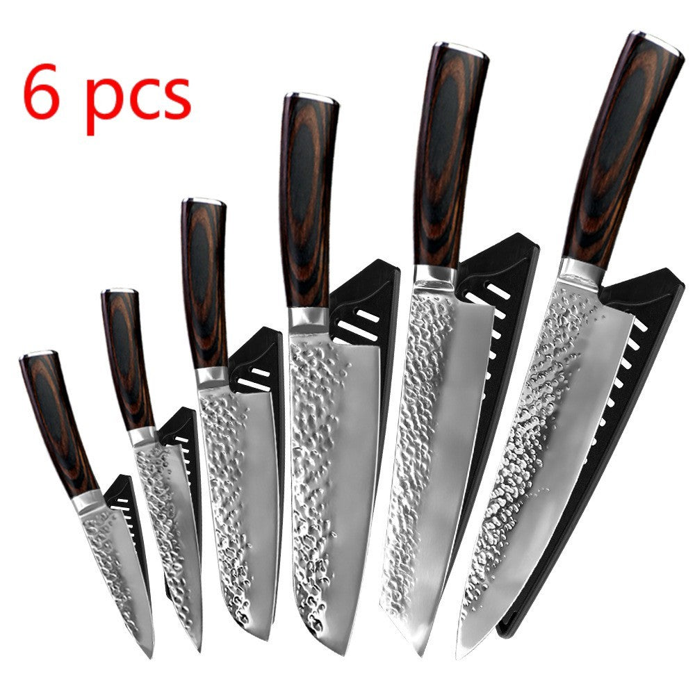 Stainless steel kitchen knives