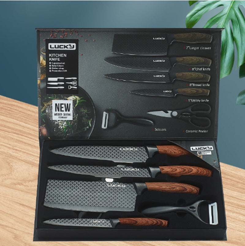 Household Knives Set Kitchen