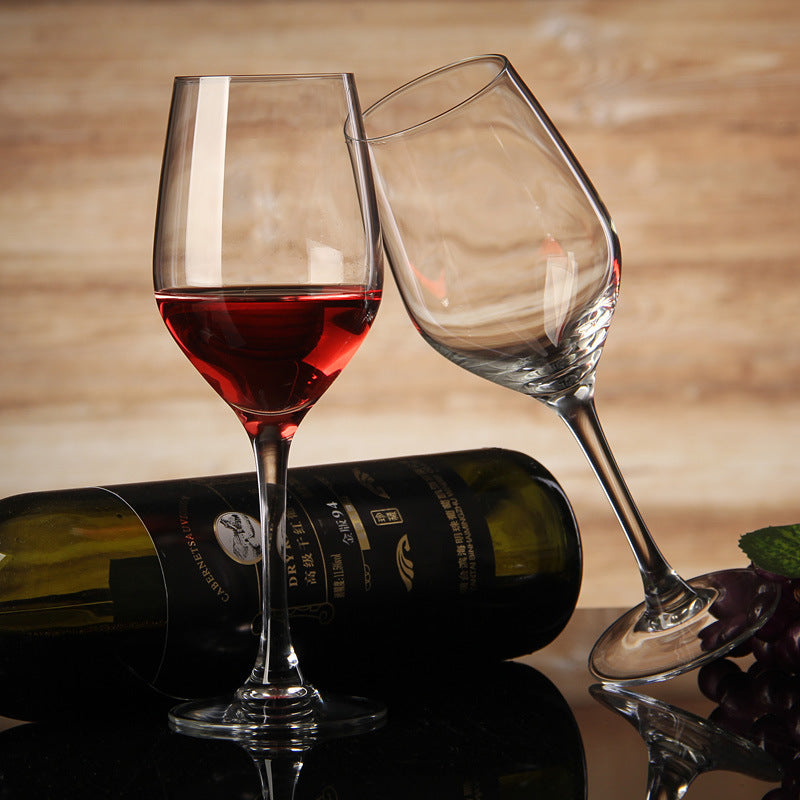 Red Wine Glass Transparent Glass