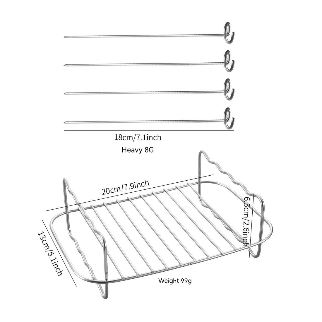 Stainless Steel Double-layer Grill