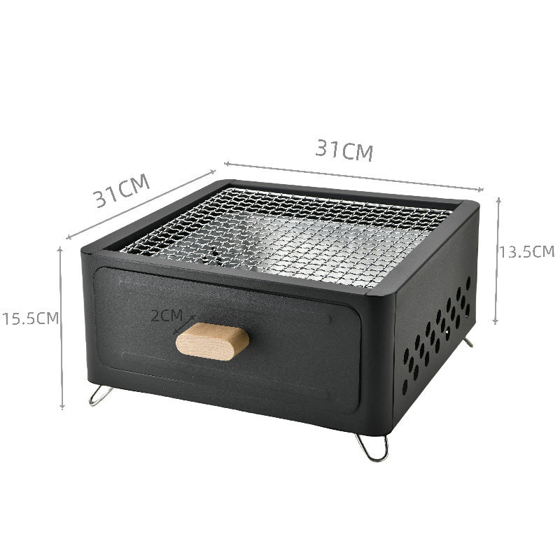 Square Oven Barbecue Grill