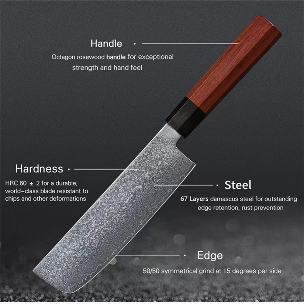 Damascus Kitchen Knives Cooking Tools