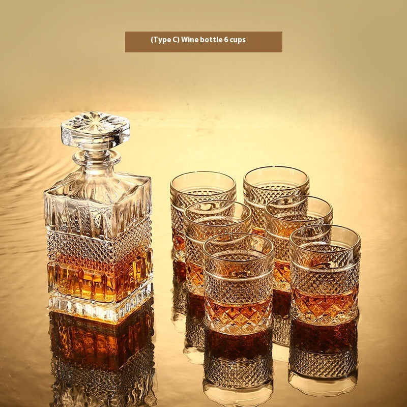 Bottle Wine Glass Set Suit