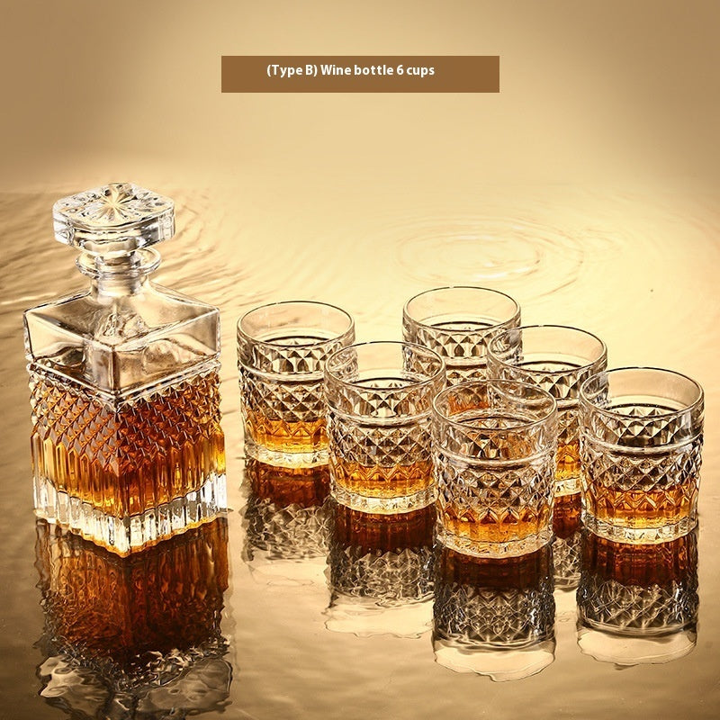 Bottle Wine Glass Set Suit