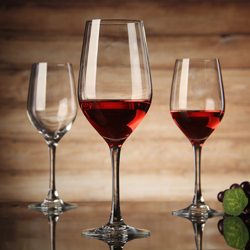 Red Wine Glass Transparent Glass
