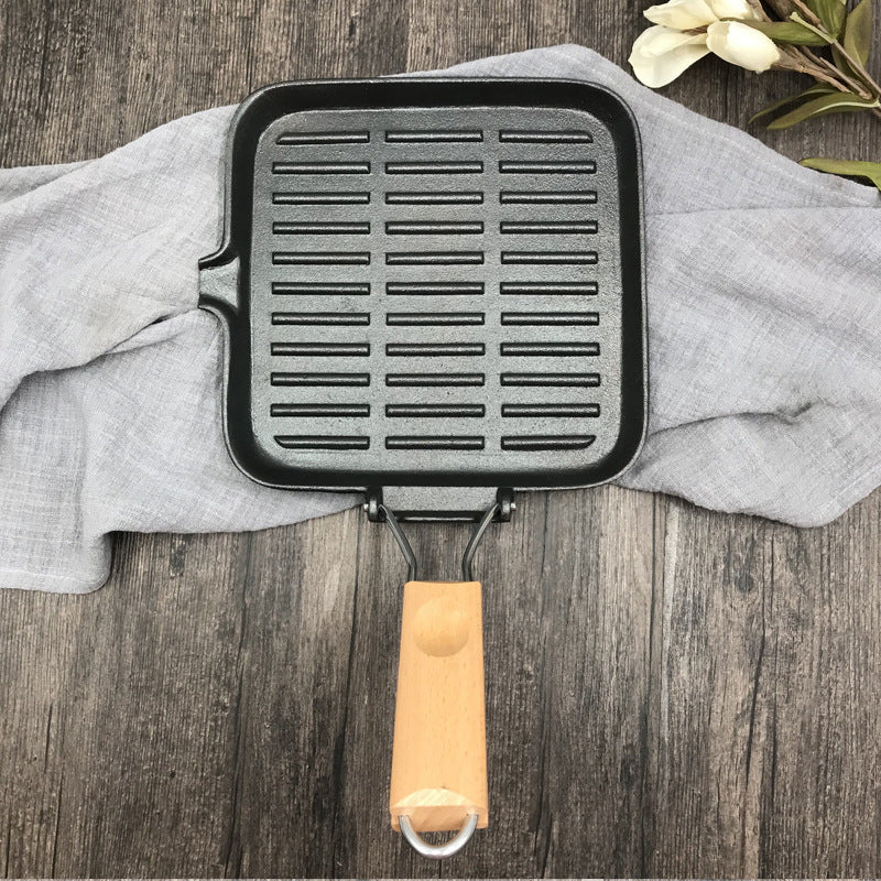 Cookware Cast Iron Skillet Folding Pan