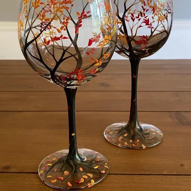 Wine Glass Four Seasons Wine Glass