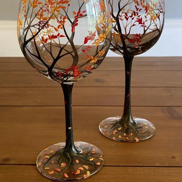 Wine Glass Four Seasons Wine Glass