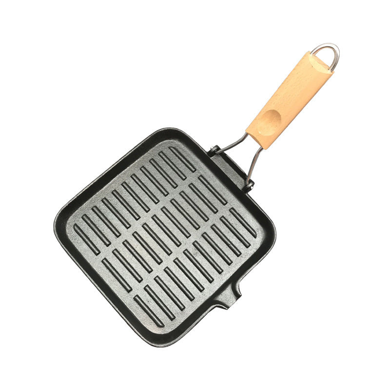 Cookware Cast Iron Skillet Folding Pan