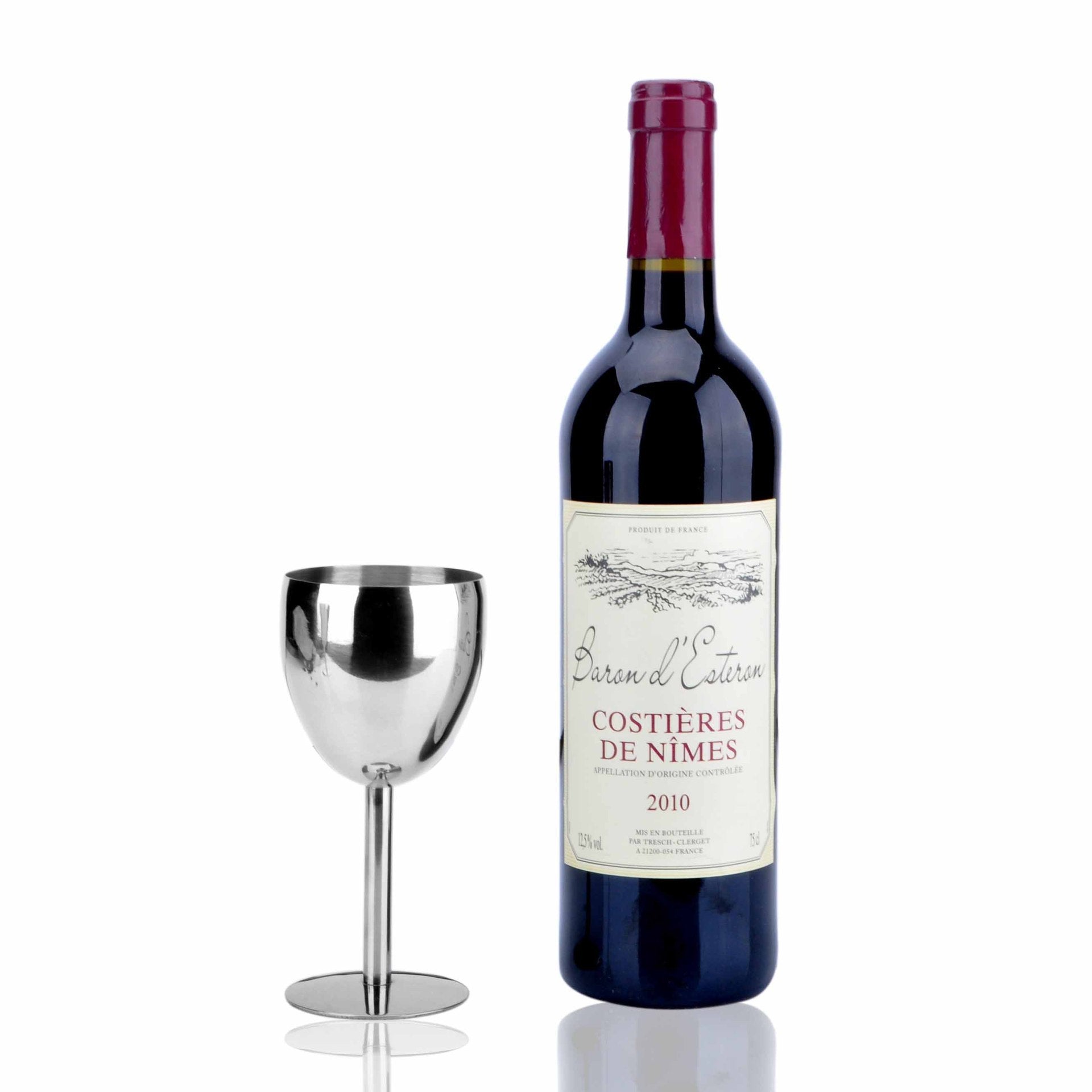 Stainless Steel Red Wine Glass