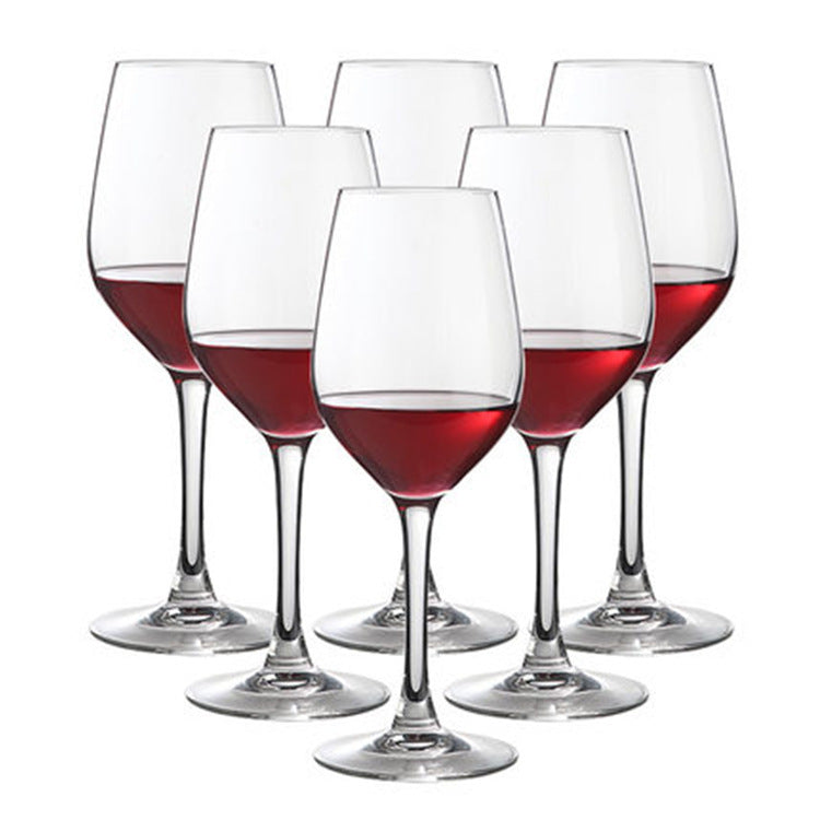 Red Wine Glass Transparent Glass