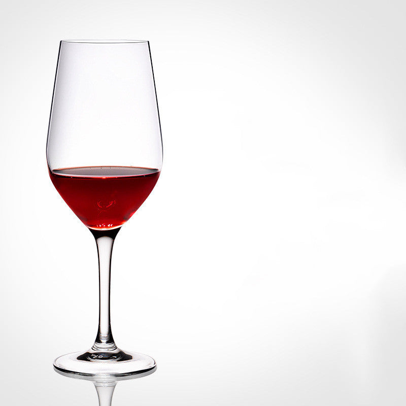 Red Wine Glass Transparent Glass