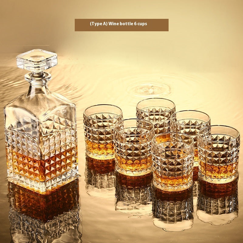 Bottle Wine Glass Set Suit